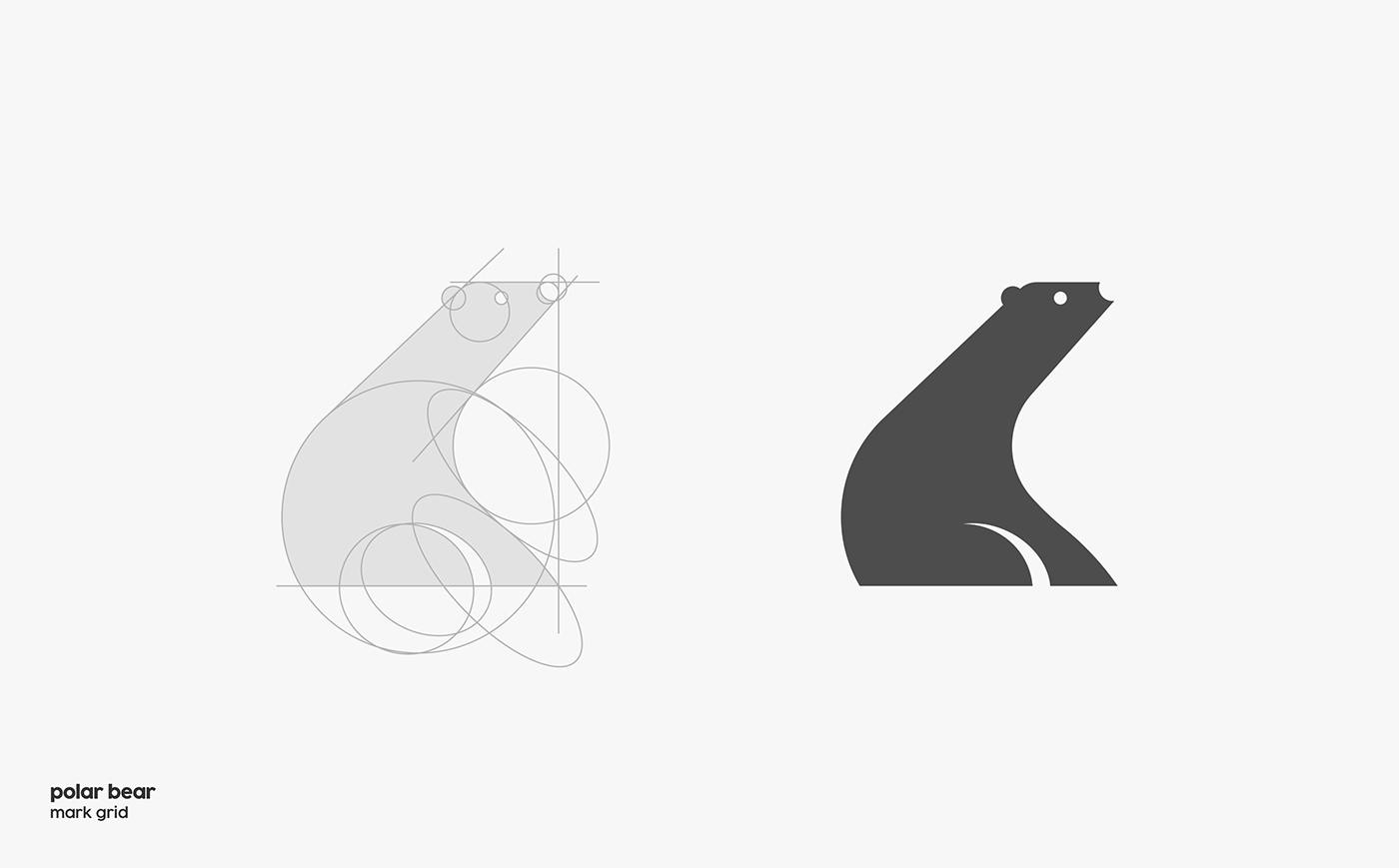 logo process grid tutorial mark gridding minimal branding  symbol visual identity
