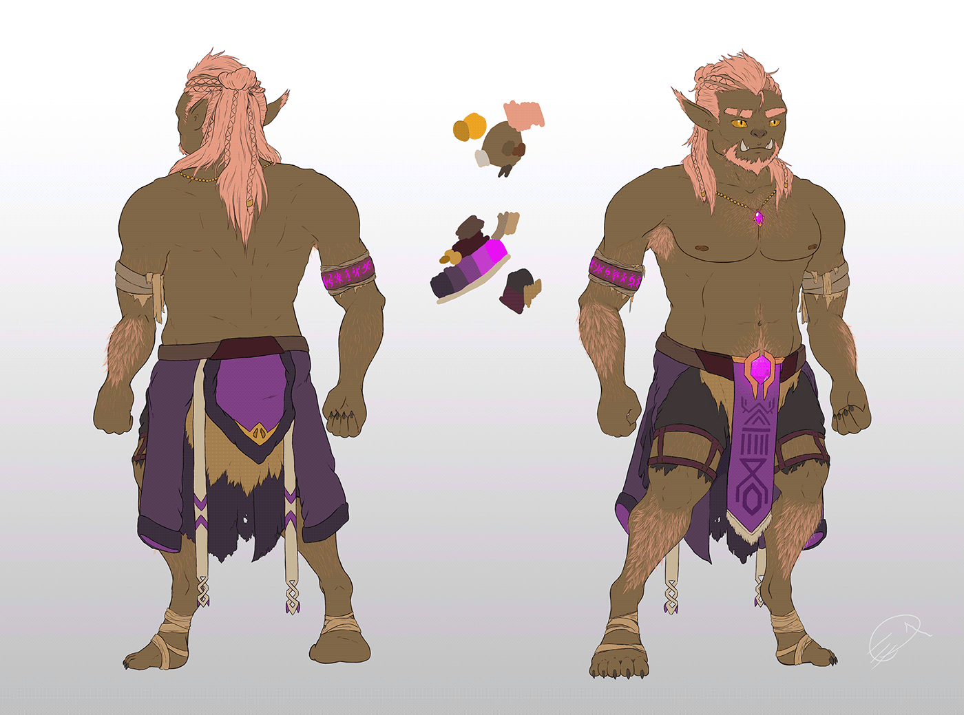 bugbear character_design dnd Dungeons and Dragons ILLUSTRATION  warlock