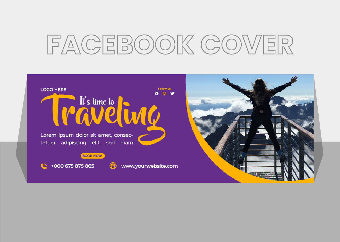 cover design designer designs facebook google graphic SEO template Travel