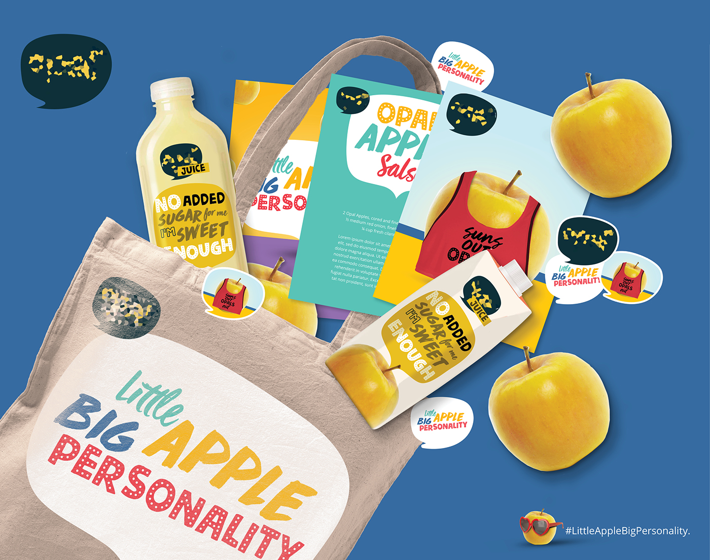 art direction  Fruit branding  concept Website Packaging creative social media ILLUSTRATION  apples