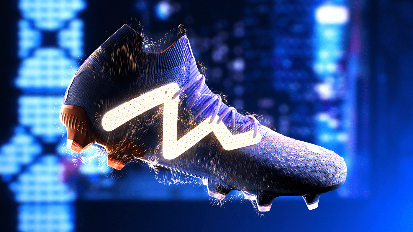 3D c4d CGI cinema4d houdini motion octane puma shoes sports