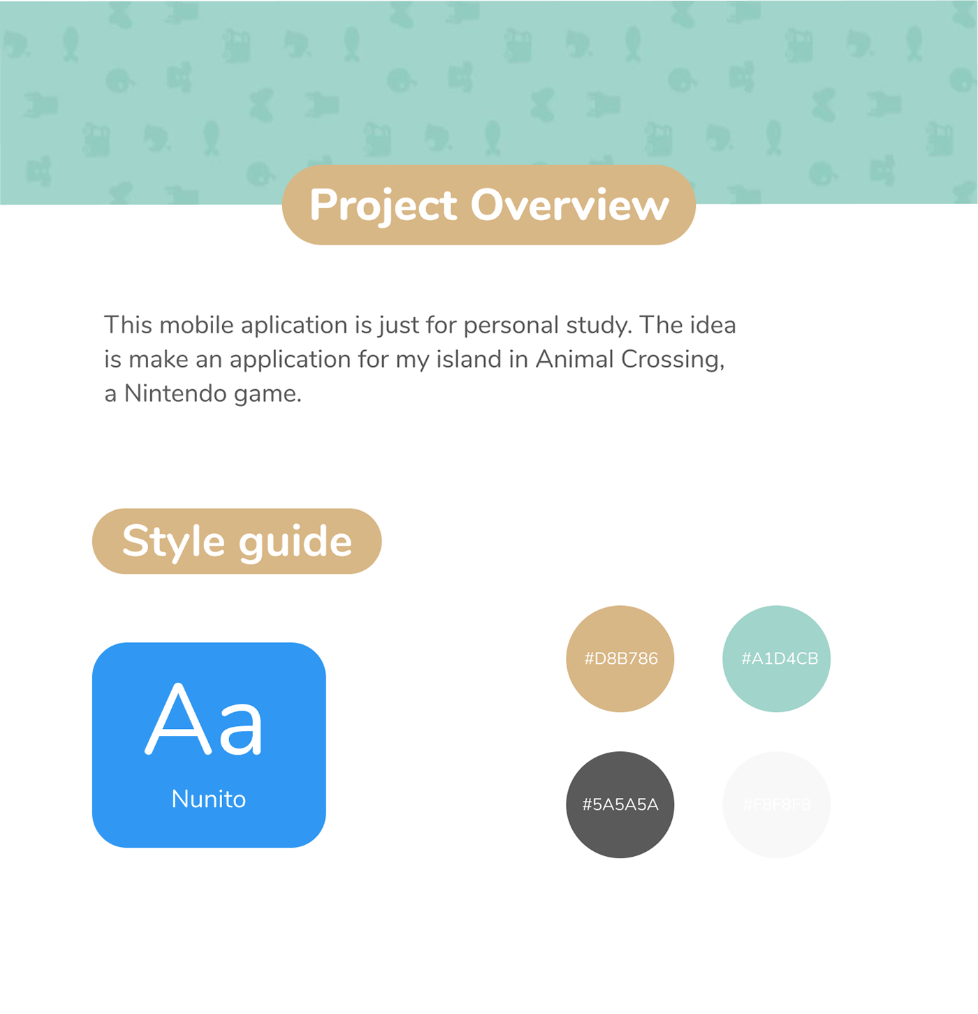 Animal Crossing app design Figma Interface mobile UI ux Web Design 