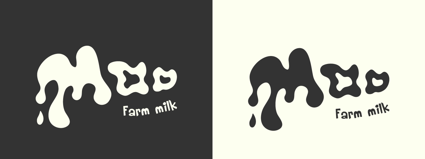 design vector Logo Design milk