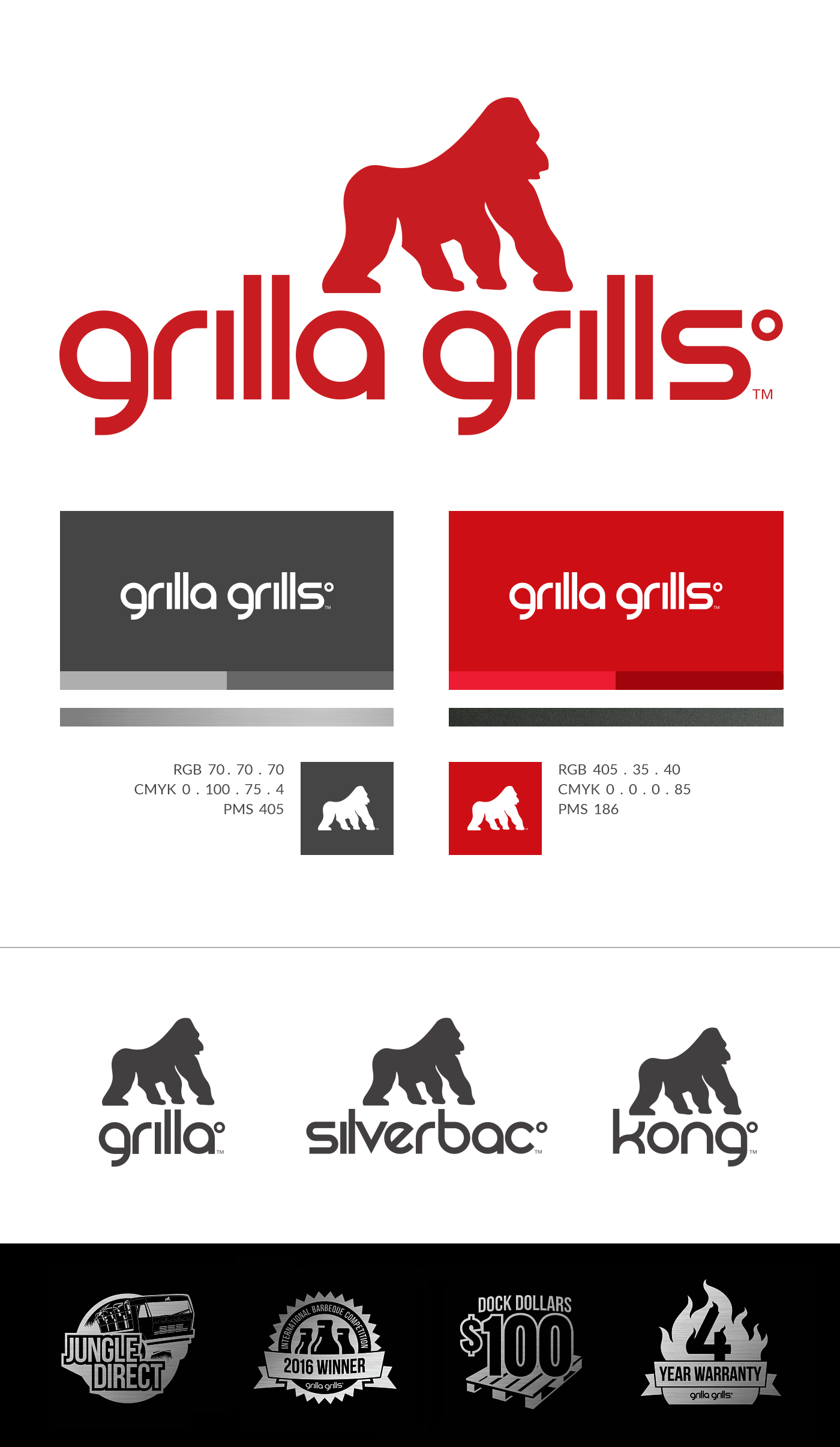branding  marketing   video Production direction grilla gorilla Grills cooking Food 