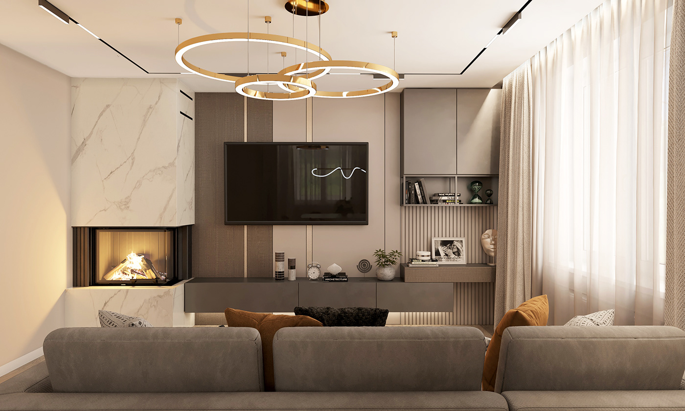 3ds max corona home house Interior interior design  living room Render visualization