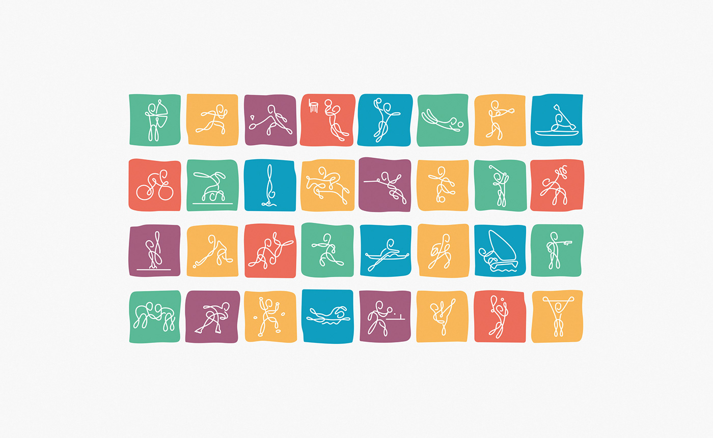 buenos aires YOG olympic Games pictogram icons sports olimpiadas pictogramas page