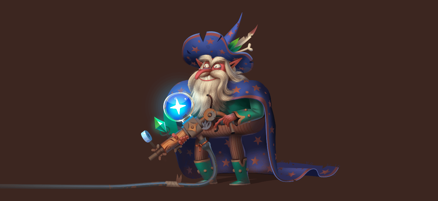 animation  Character dragon medieval slot troll witch wizard