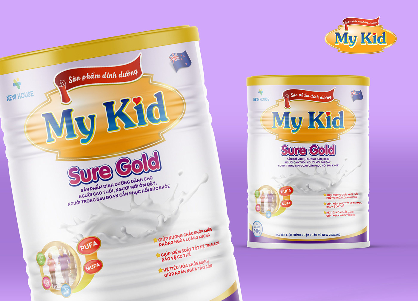 design kid Packaging powder milk