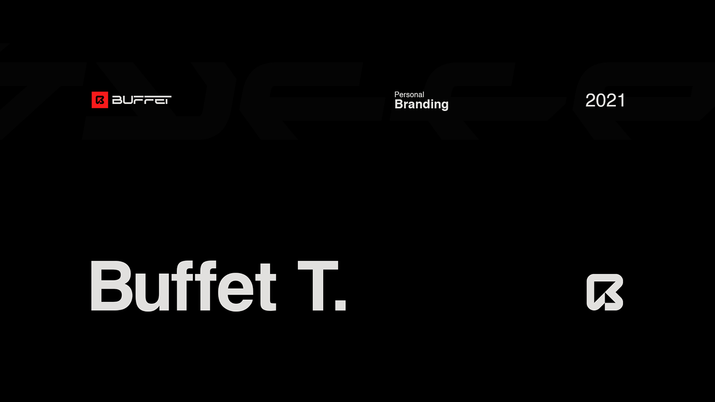 brand guidelines branding  branding project Buffet Teeravaj buffetdesigns identity personal branding self branding Visual Branding visual identity