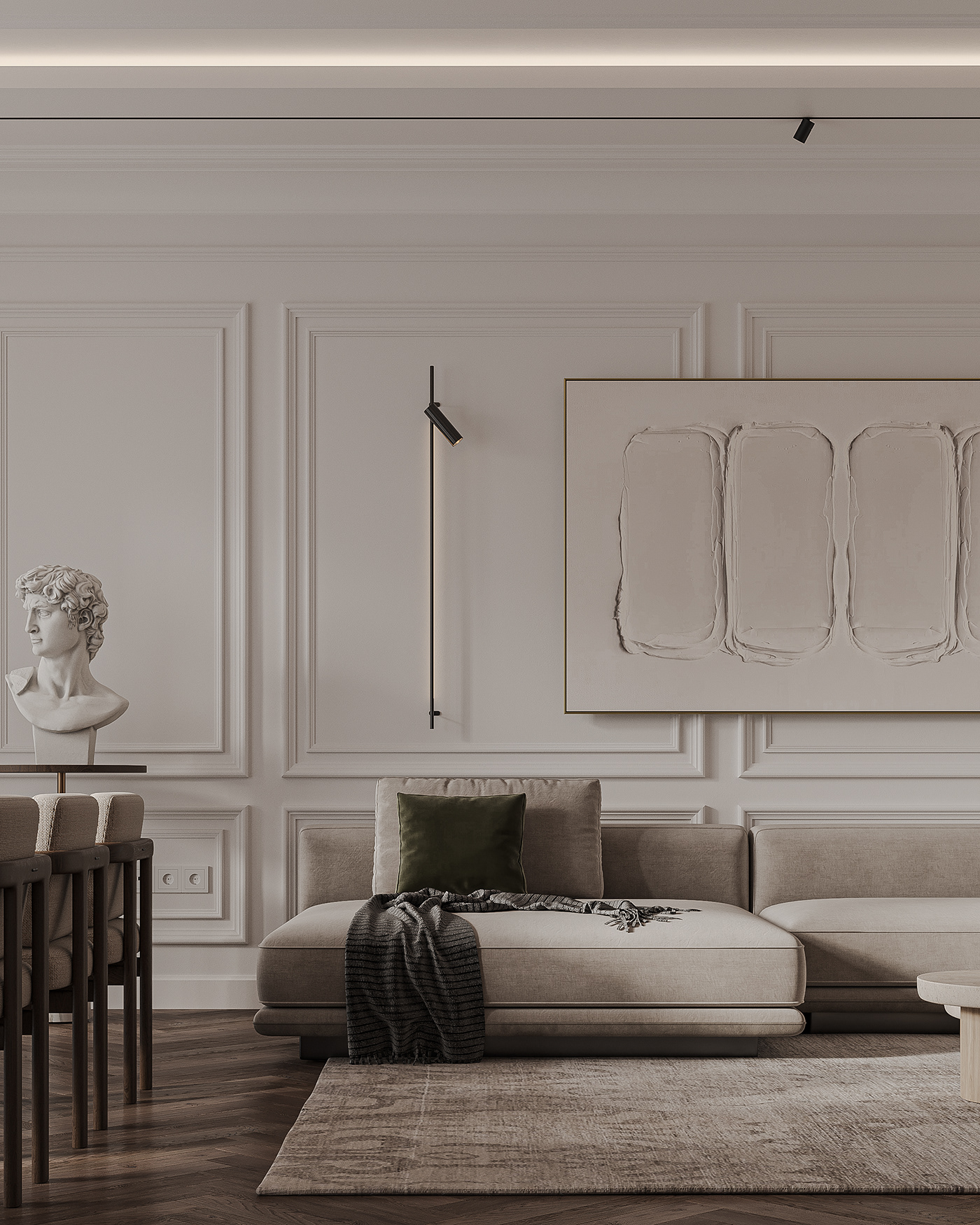 Interior design living room interior design  Render corona visualization 3ds max modern architecture