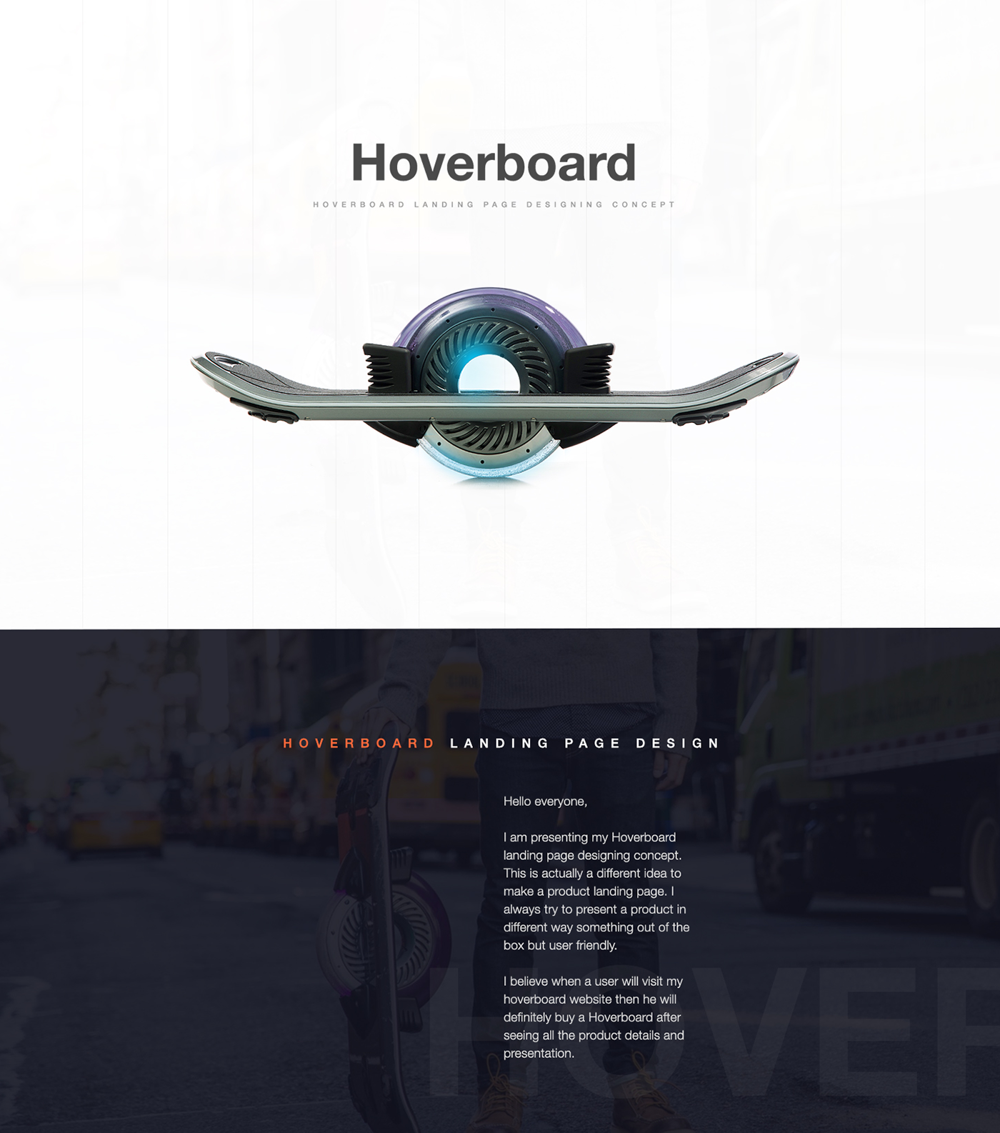 App Landing Page creative dribbble best shot hoverboard illustration landing Page Template design