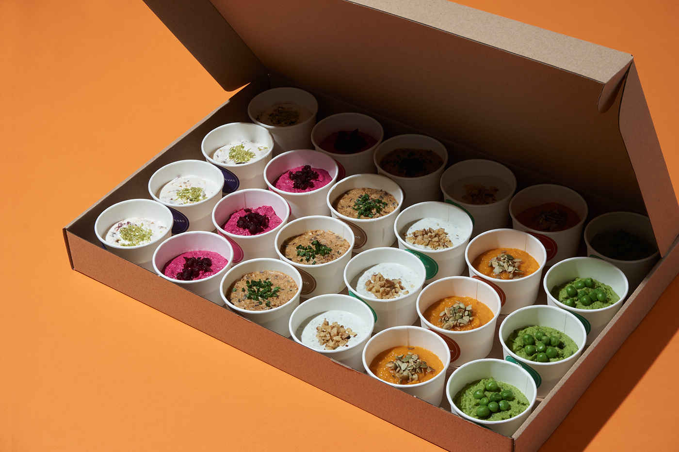 branding  catering dips Food  Munchies Packaging vegetables Website