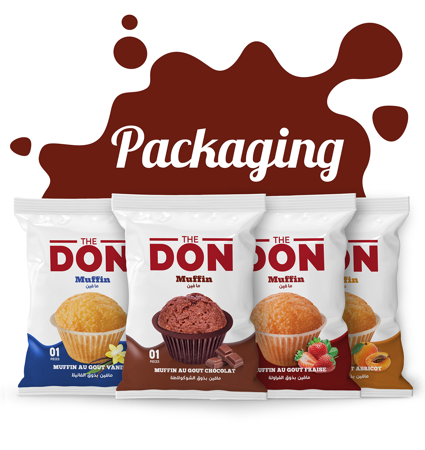 Advertising  brand identity chocolate concept industrial design  marketing   muffin Packaging packaging design product