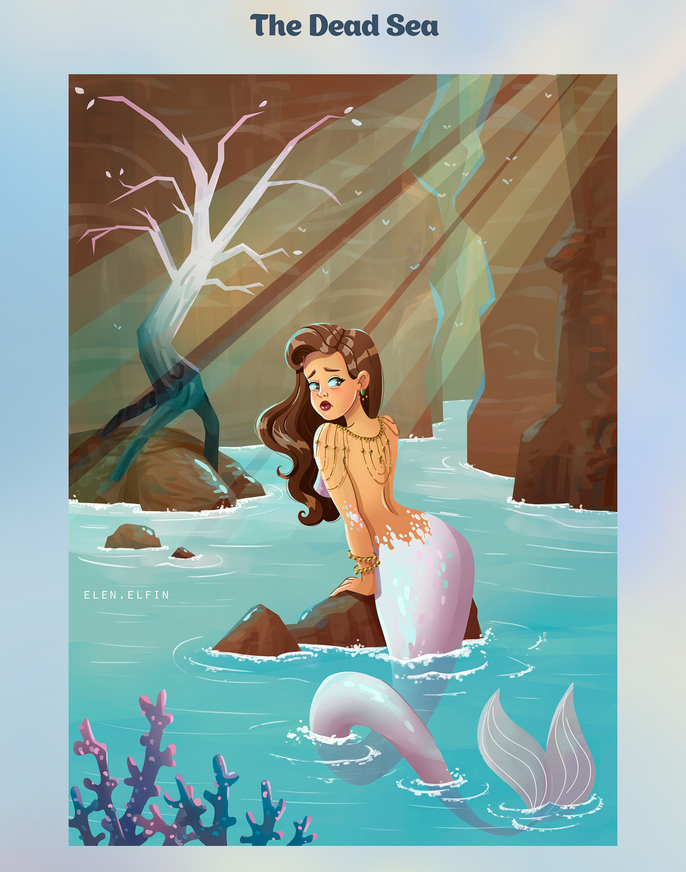 illusration digital illustration mermaid mermay book illustration concept design Character disney children illustration