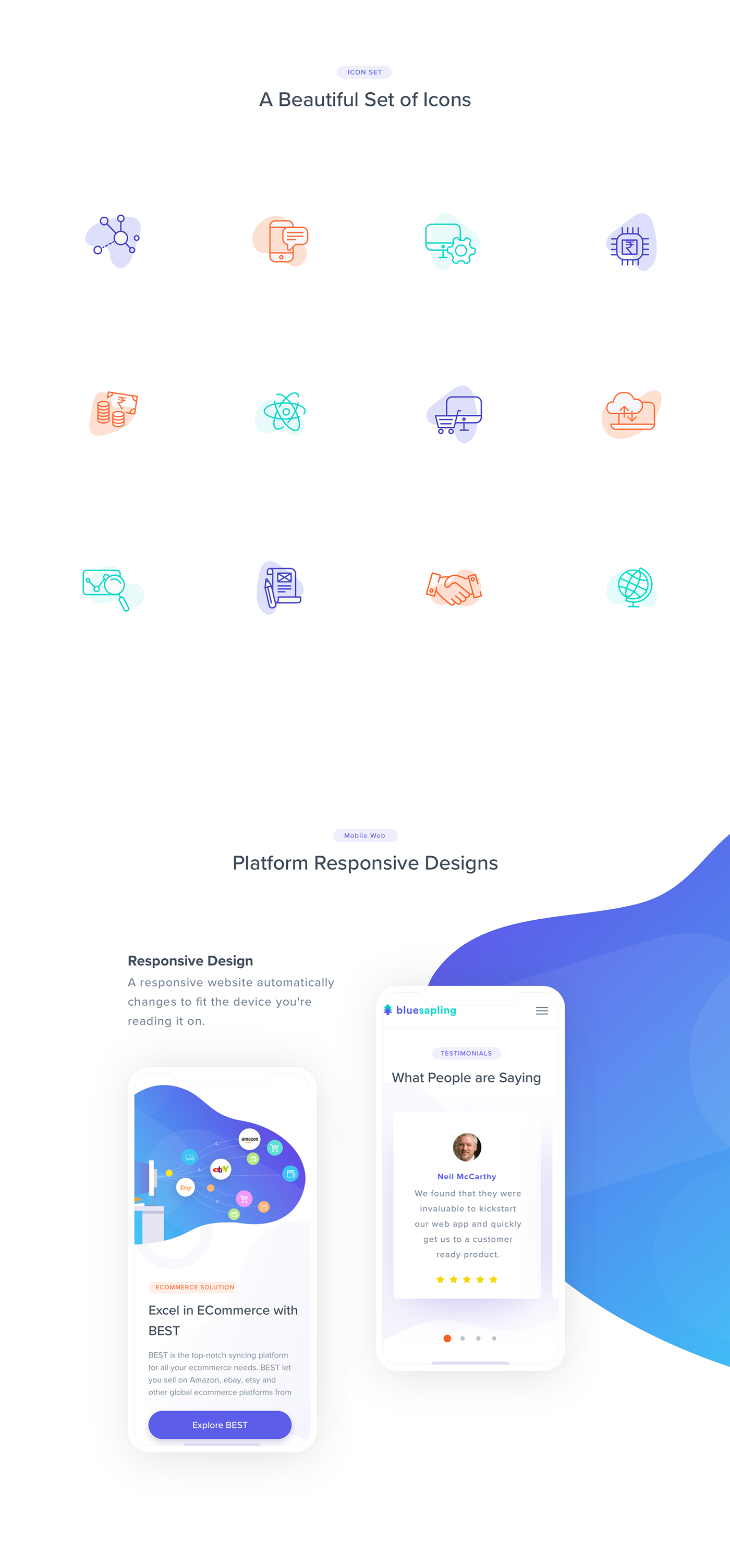 Web design UI Website ux agency blue dashboard