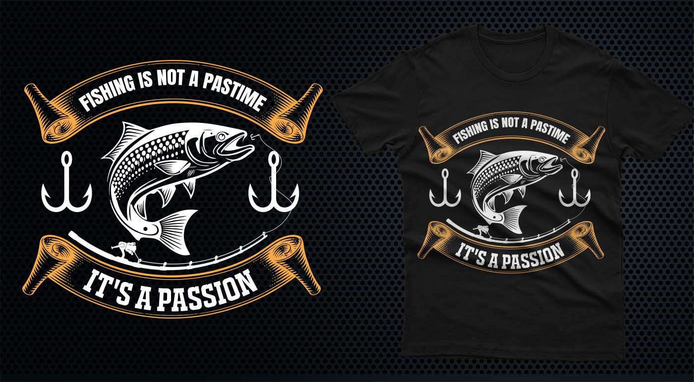 fishing t-shirt design fishing fisherman fishing hook fisher fishermen FISHING LOGO t-shirt Tshirt Design feshing fish hook
