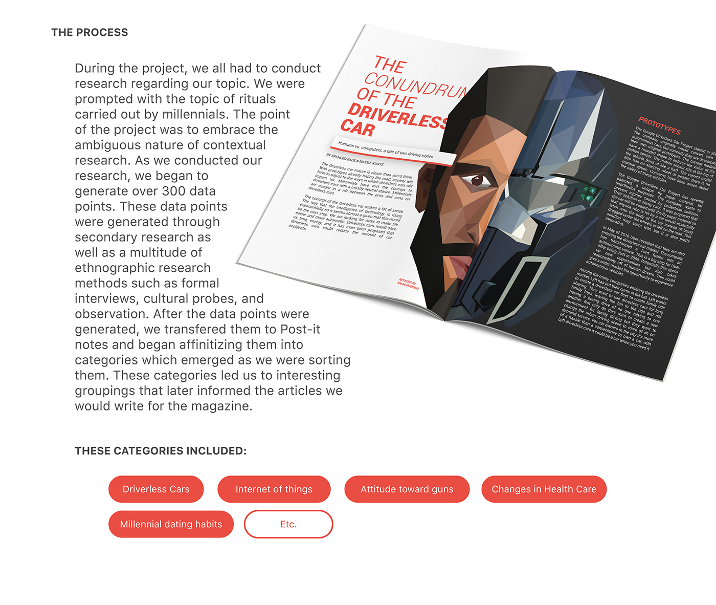 Ethnography contextual research magazine SCAD graphic design  industrial design 