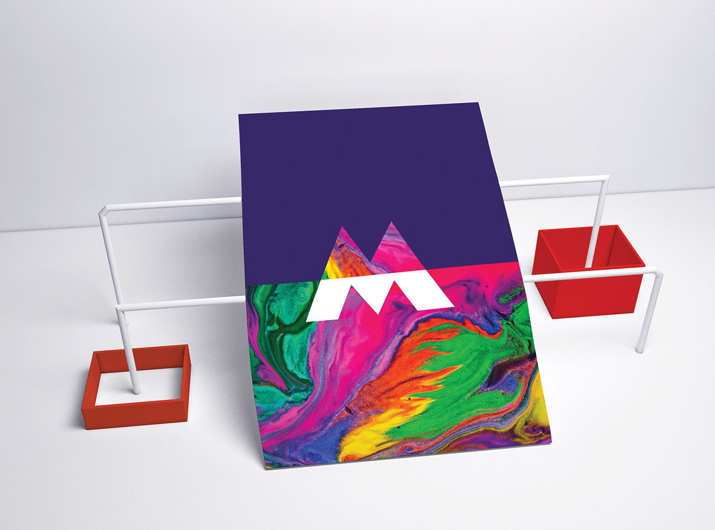brand mind Color Splash logo mock visual identity brandbook color palette typography  