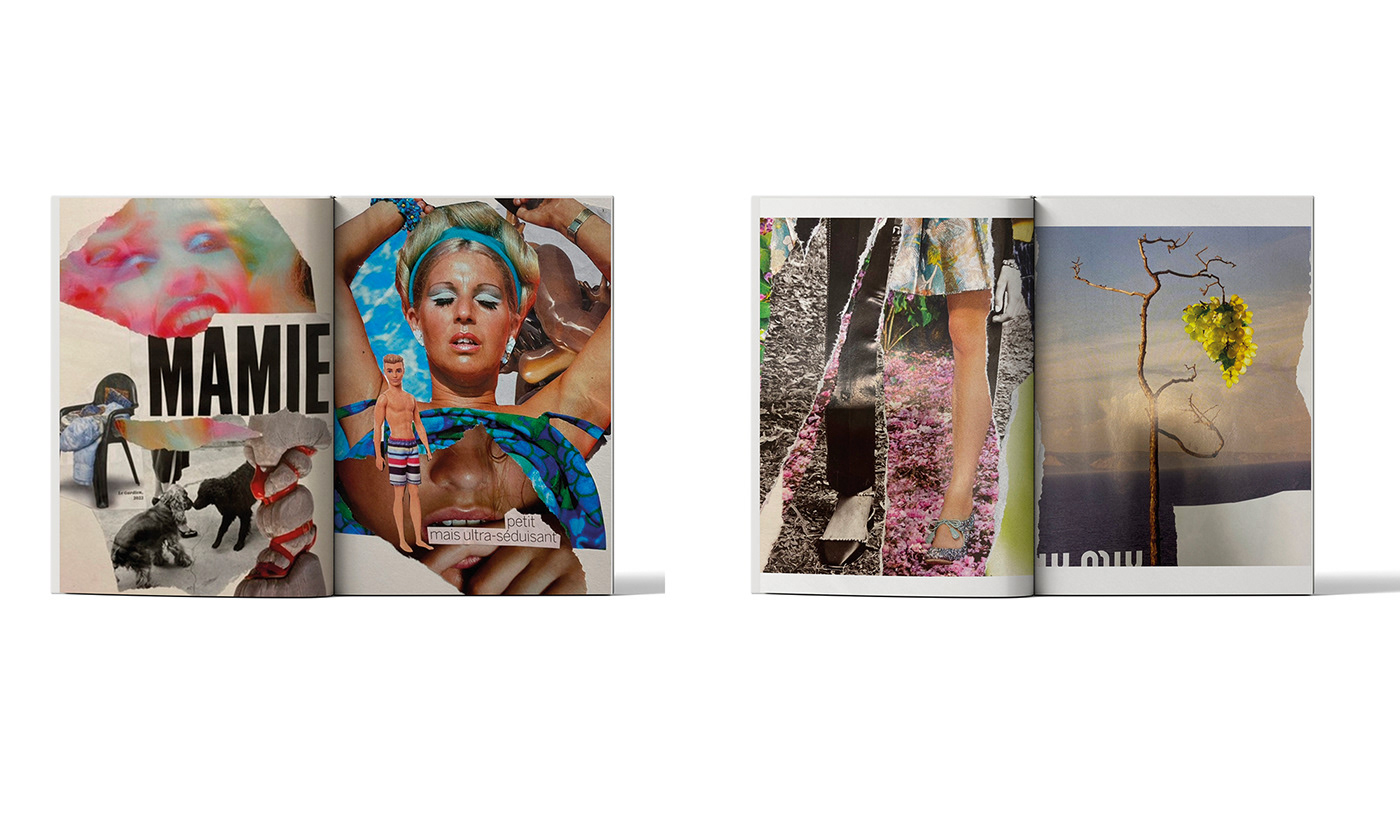 collage graphic design  magazine decoupage