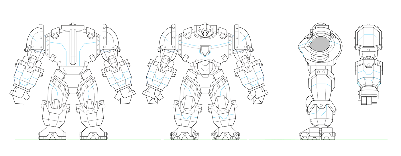 robot monster LEGO Character design  ILLUSTRATION  concept art.