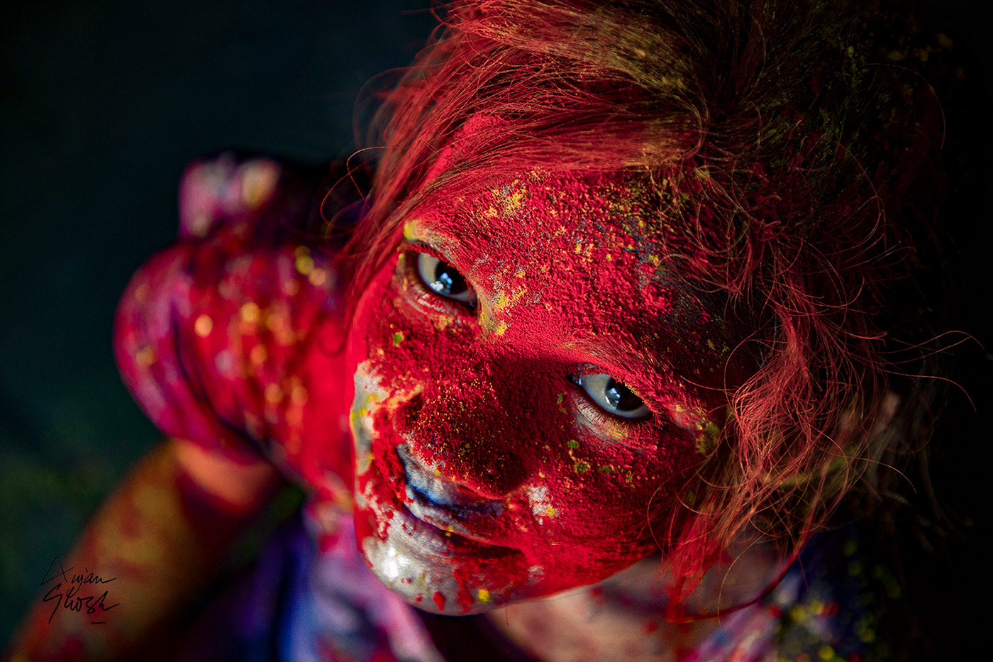 Photography  photoshoot portrait photographer colour holi colors festival Behance indiafestival