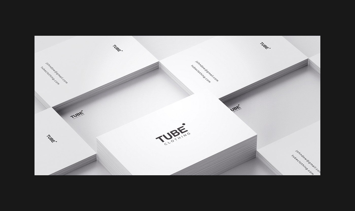 Fashion  tube branding  logo Logotype apparel casual black White