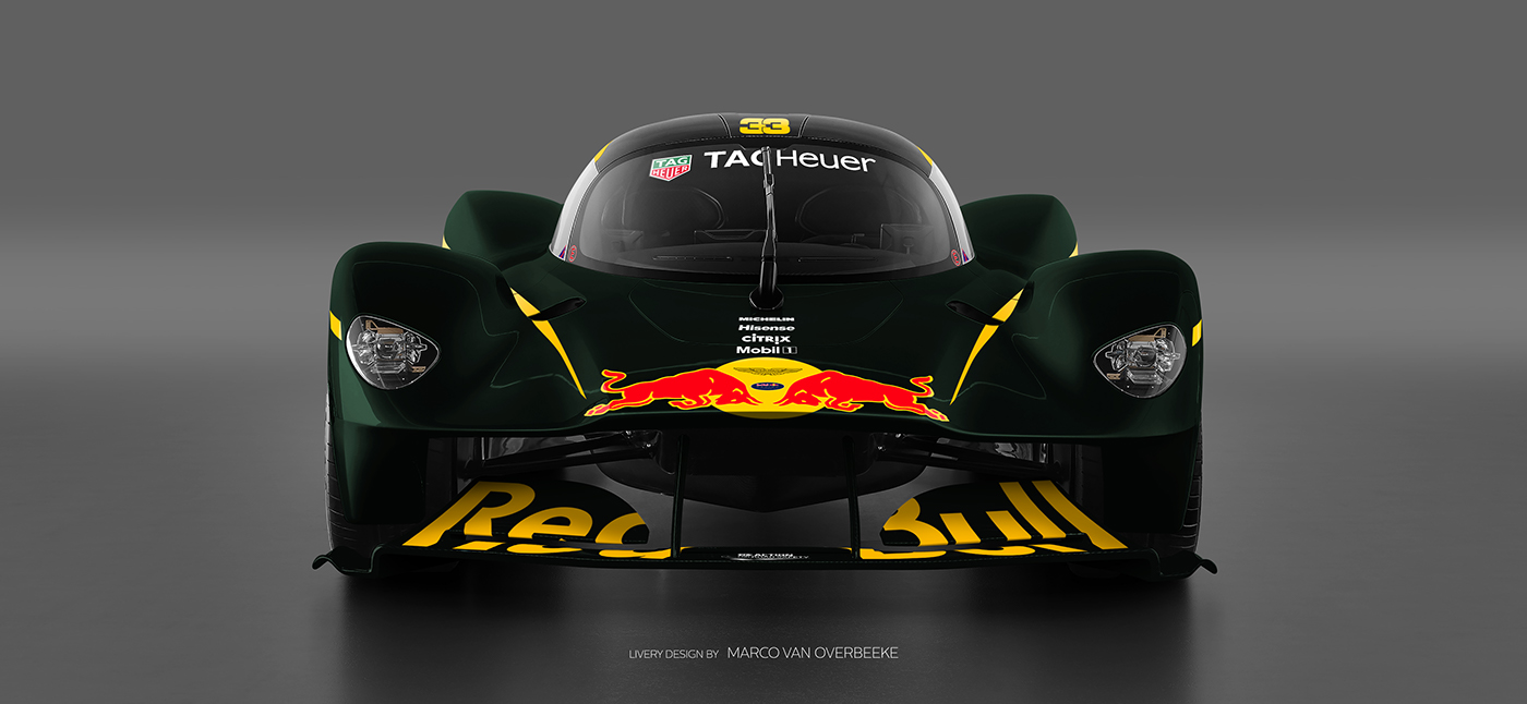 Aston Martin Valkyrie AMR Pro/Heritage Livery Concepts on