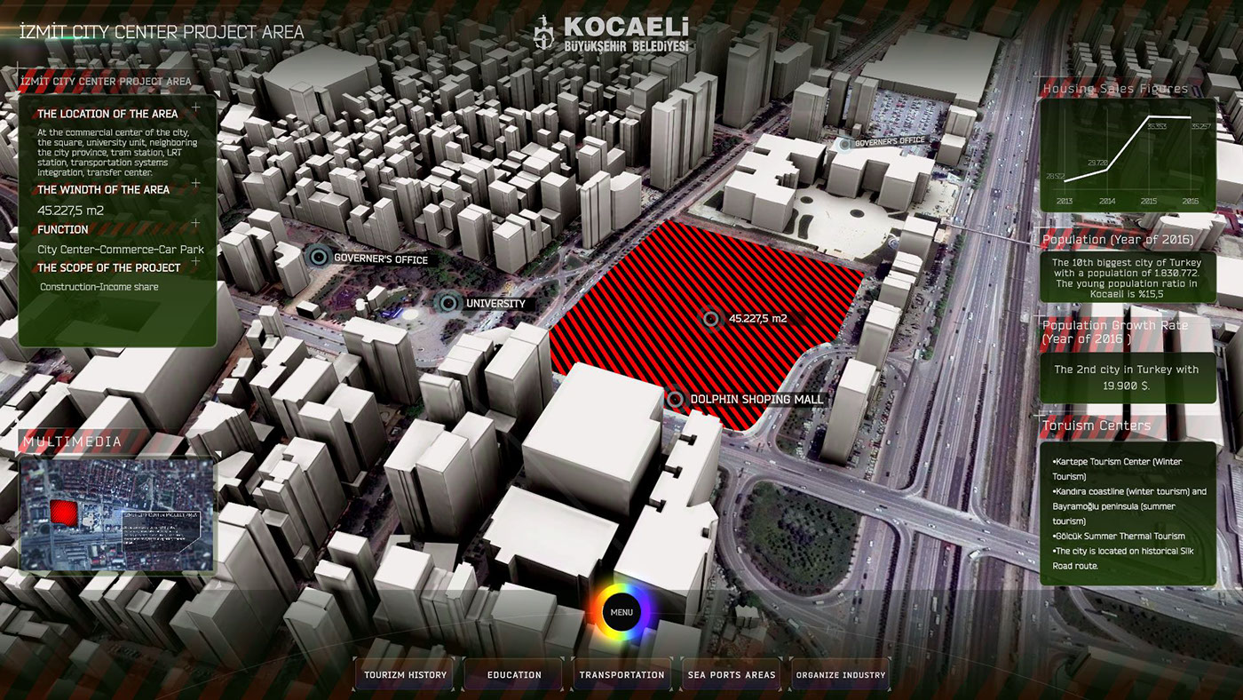 3D map Interface ventuz ventuz5 Street realtime Render interactive multitouch