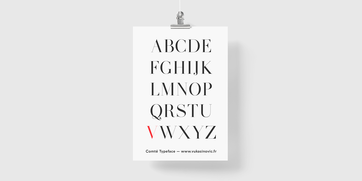 type design typography   elegant contrast letters serif Typeface