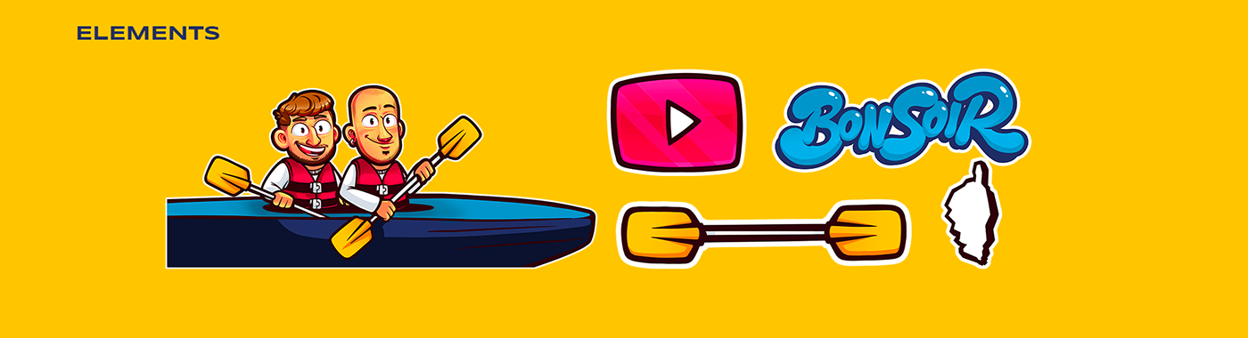 boat covering design graphisme Logotype mcfly&carlito stream Twitch Typographie youtube