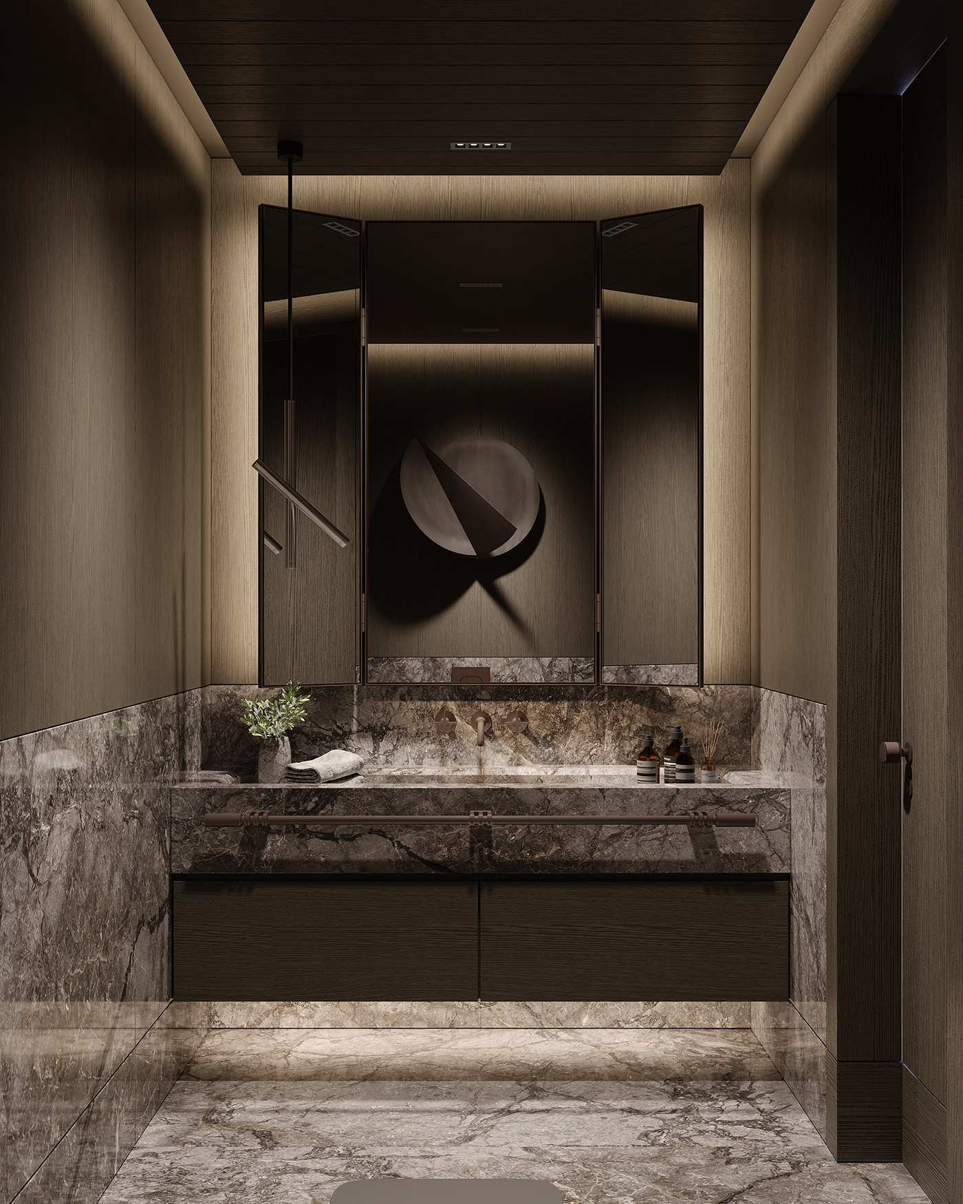 powder room bathroom interior design  visualization 3D corona CGI architecture 3ds max archviz