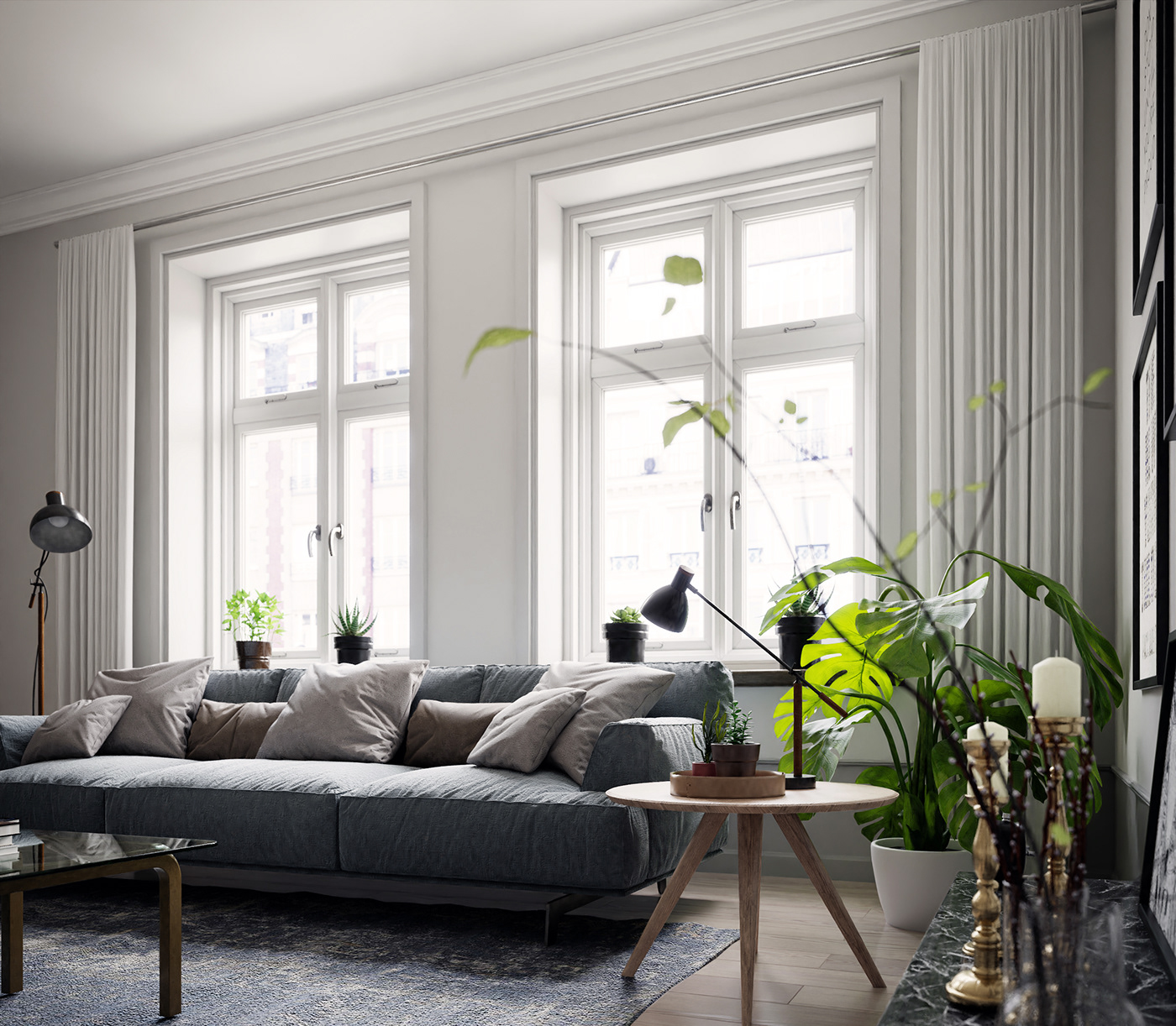 #interiordesign 3drendering architecturevisualization archviz Interior_rendering livingroomdesign scandinavianstyle