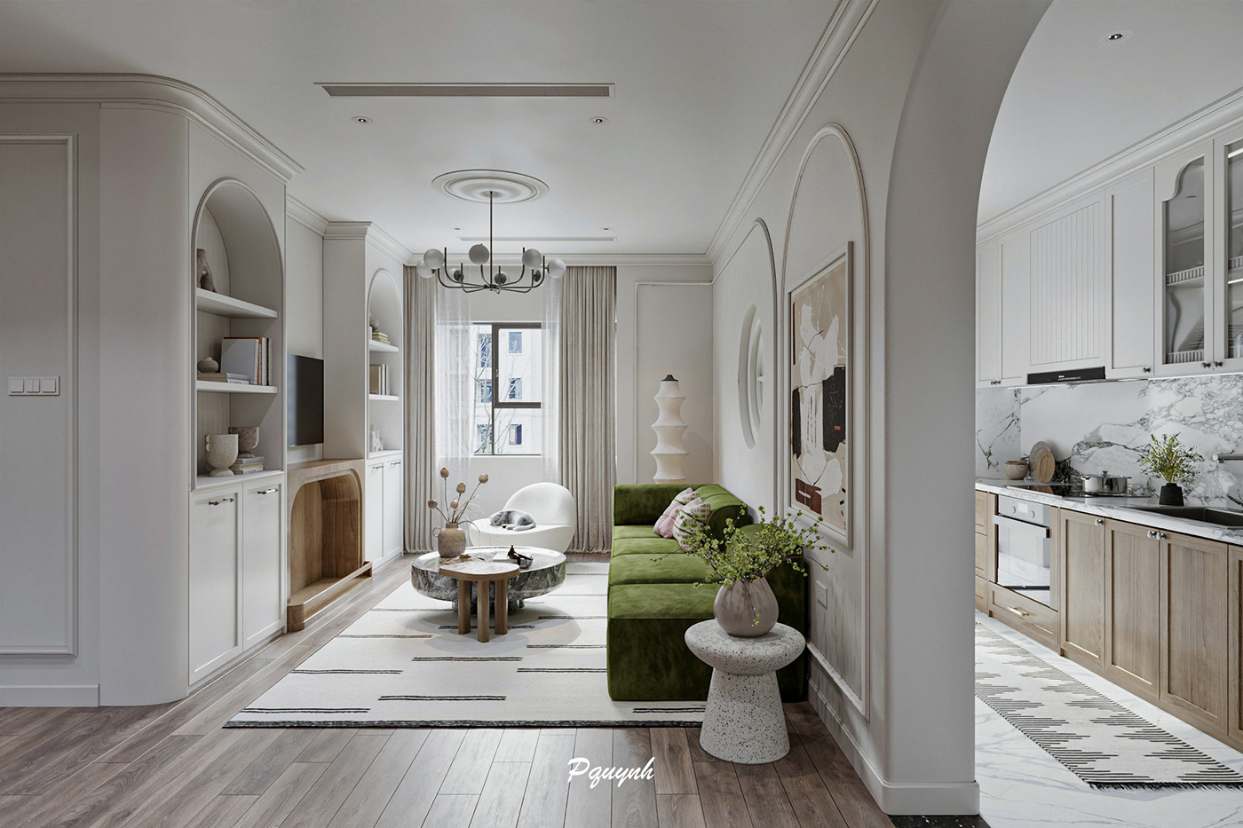 Render 3D interior design  corona apartment design living room bedroom kidsroom 3ds max