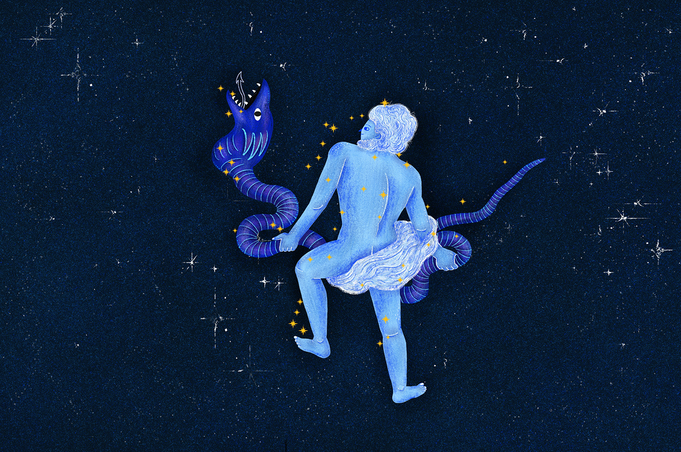 aries astronomy cancer children illustration children's book constellation galaxy milky way stars zodiac