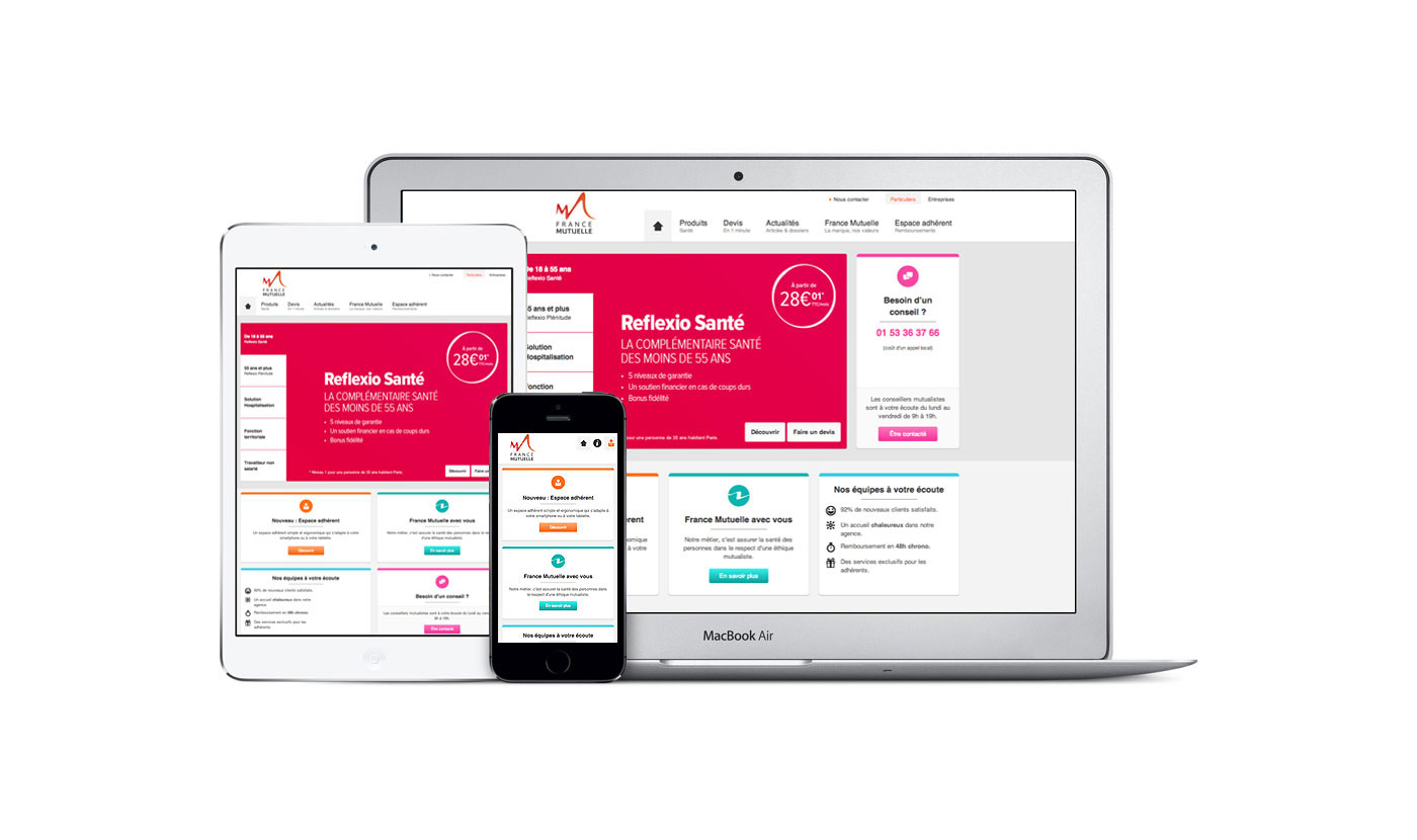 insurance Health France Mutuelle Responsive