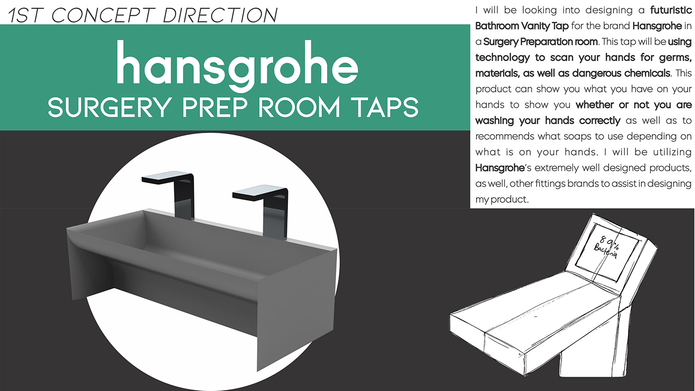 axor bathroom futuristic hansgrohe industrial design  minimalist sleek TAP water metaverse