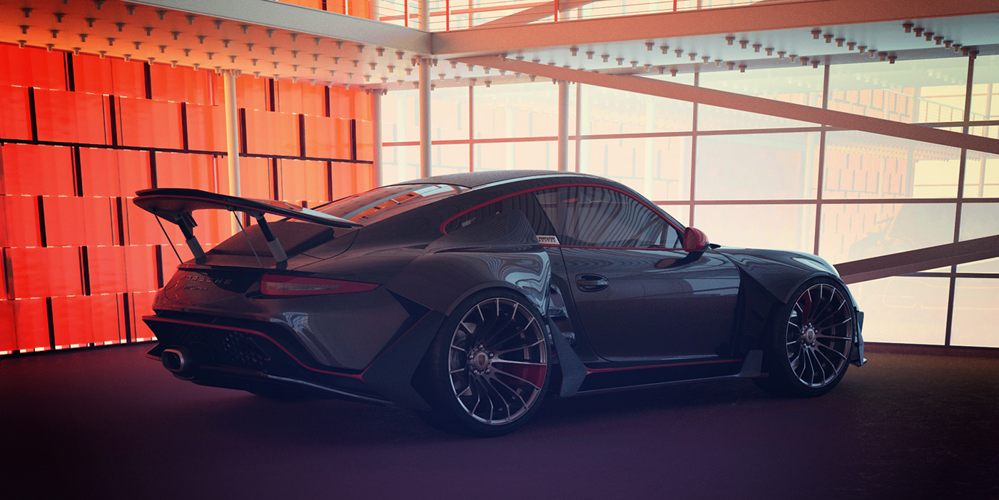 Porsche 911 turbo design automotive   Porsche 911 Cars car design 3D 3ds max transportation