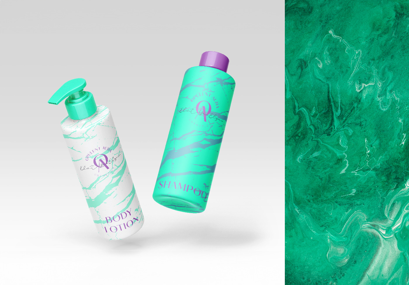 cosmetics Packaging visual identity Logo Design luxury feminine gemstone beauty wordmark bright