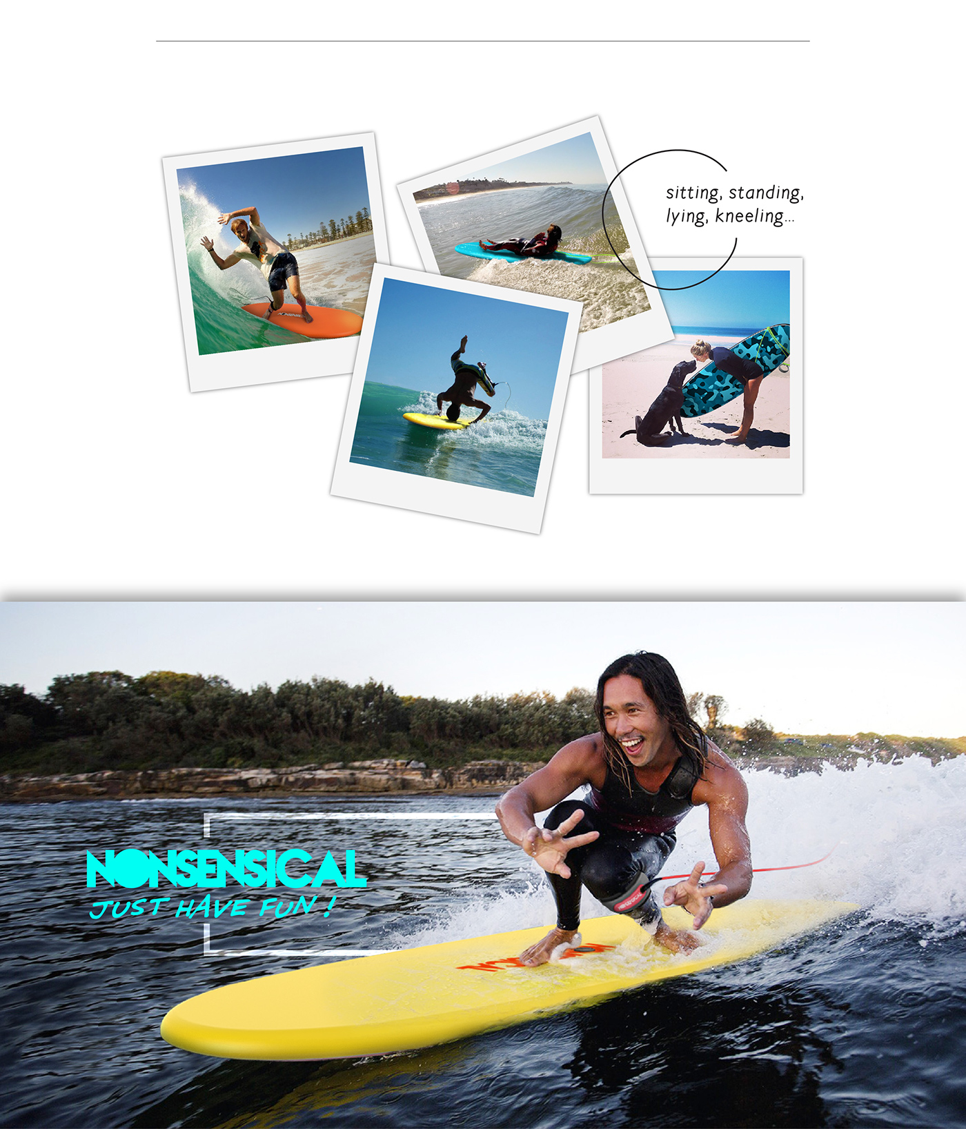 Surf surfing design product water surfboard Foam innovation concept sea