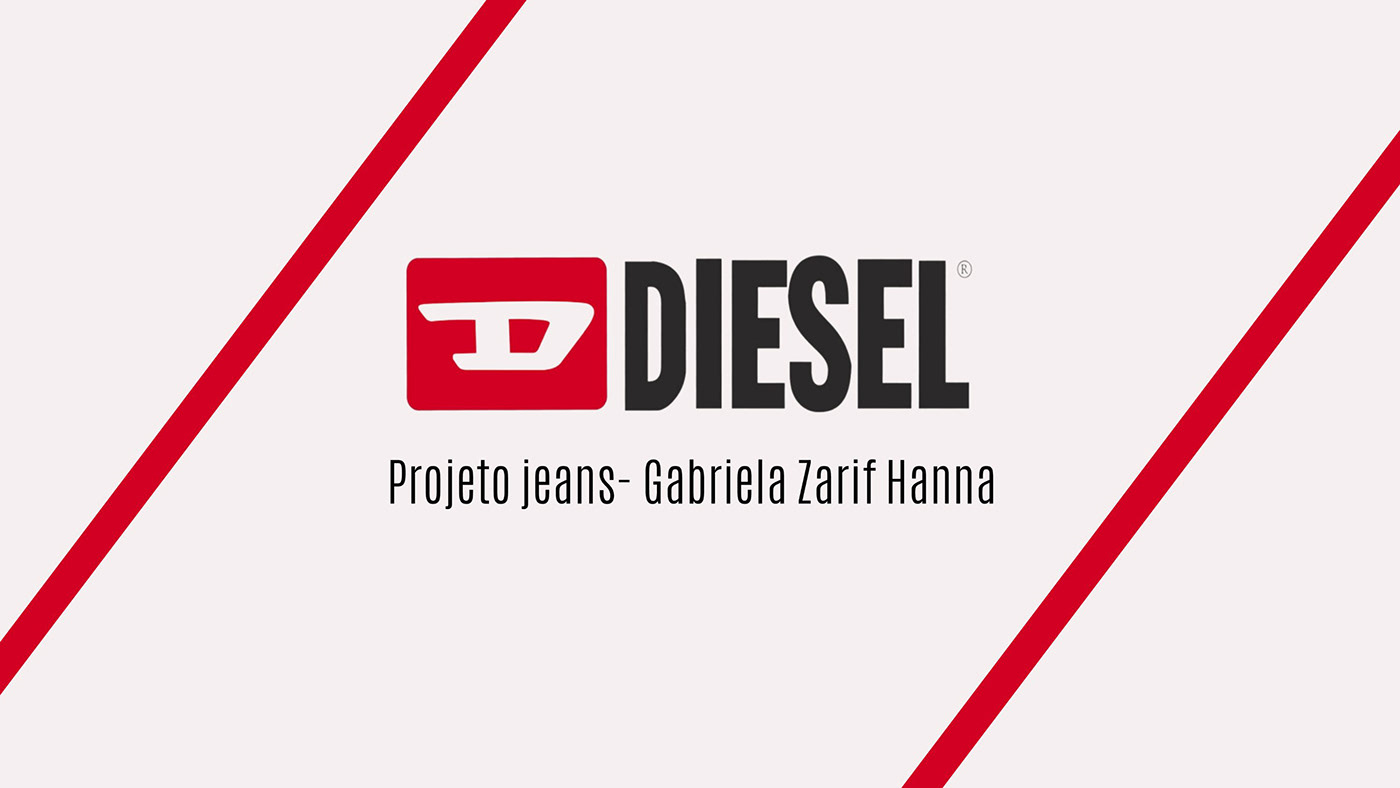desenho de moda Diesel Ilustração jeans JeansWear lineup