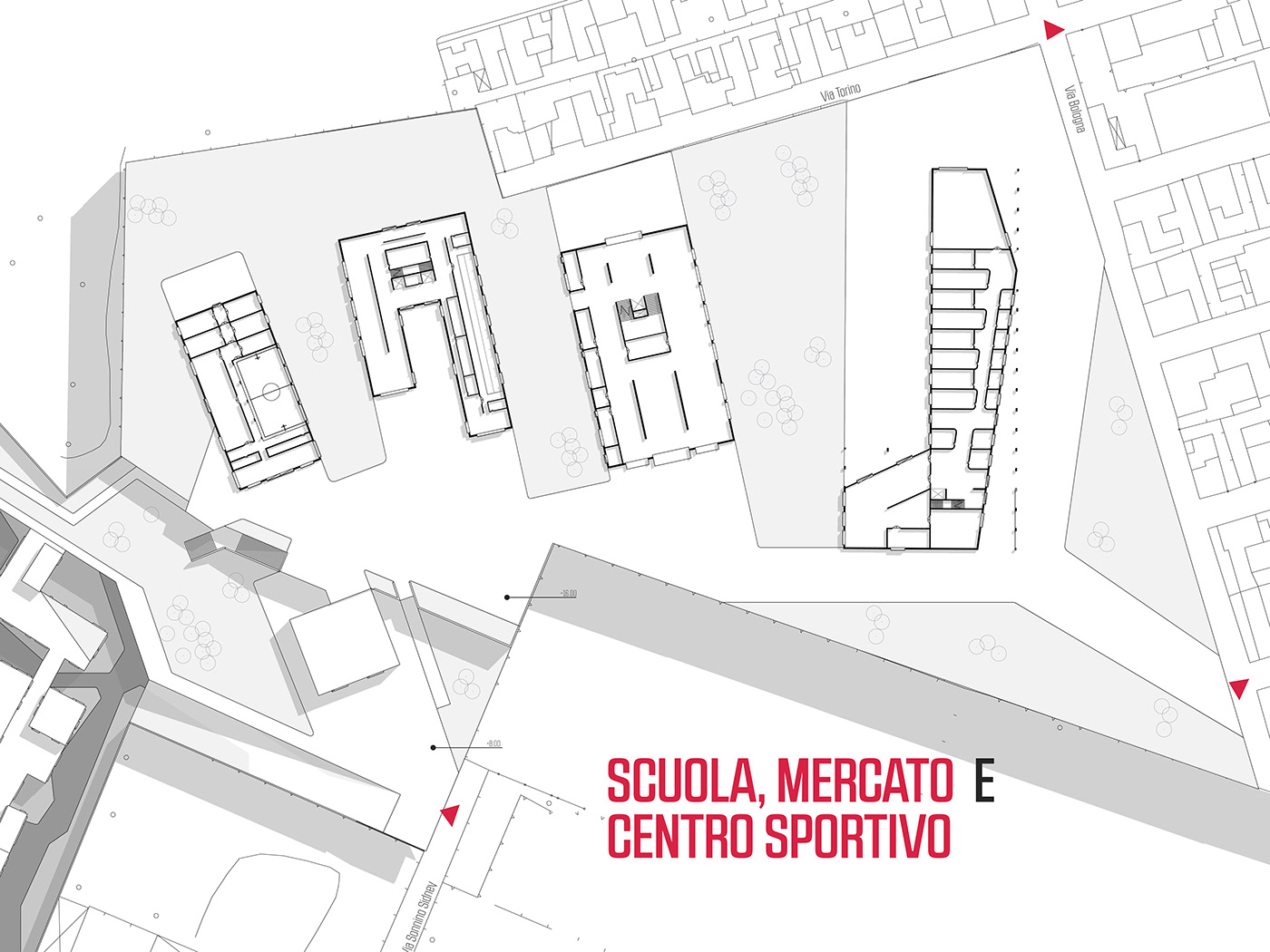 architect reuse mall shopping center sicily Italy University Work  Like graphics