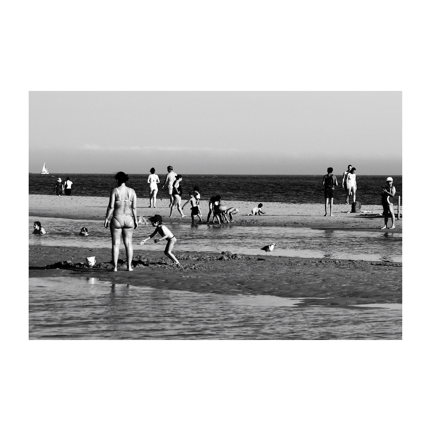 beach black and white bnw Carcavelos Collection lisboa Lisbon Nikon Photography  Portugal