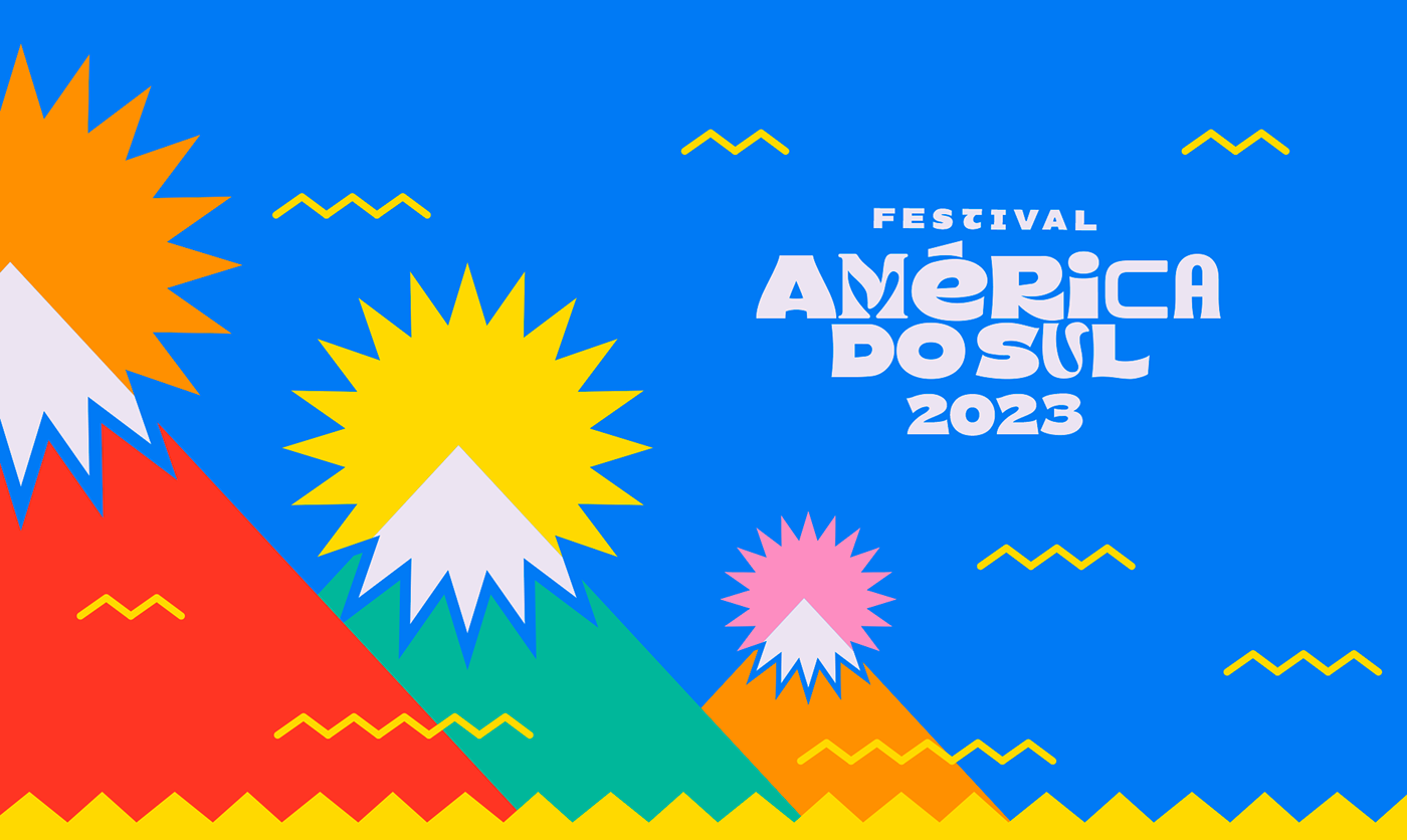 Branding design music festival poster logo