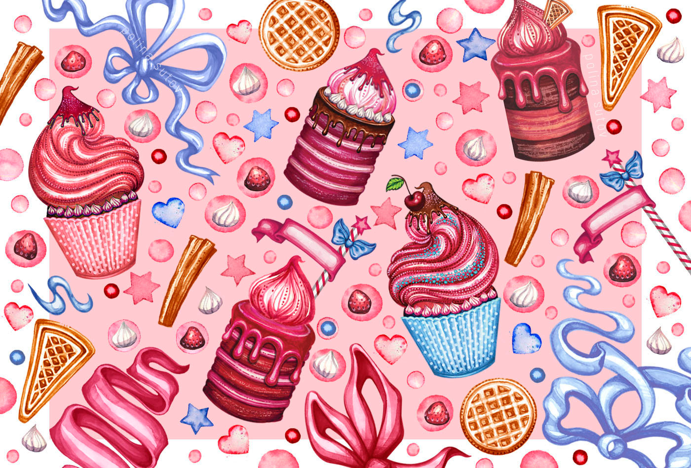 Food  cake cute kawaii app store shop sweet Candy pink