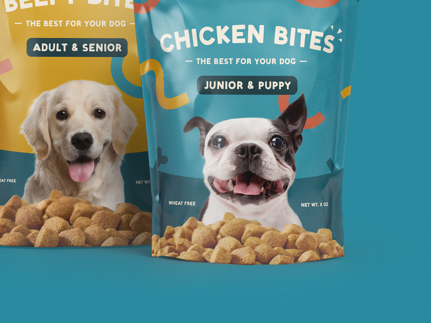 branding  logo Logo Design Food  Packaging packaging design dog food dog animal dog treat branding