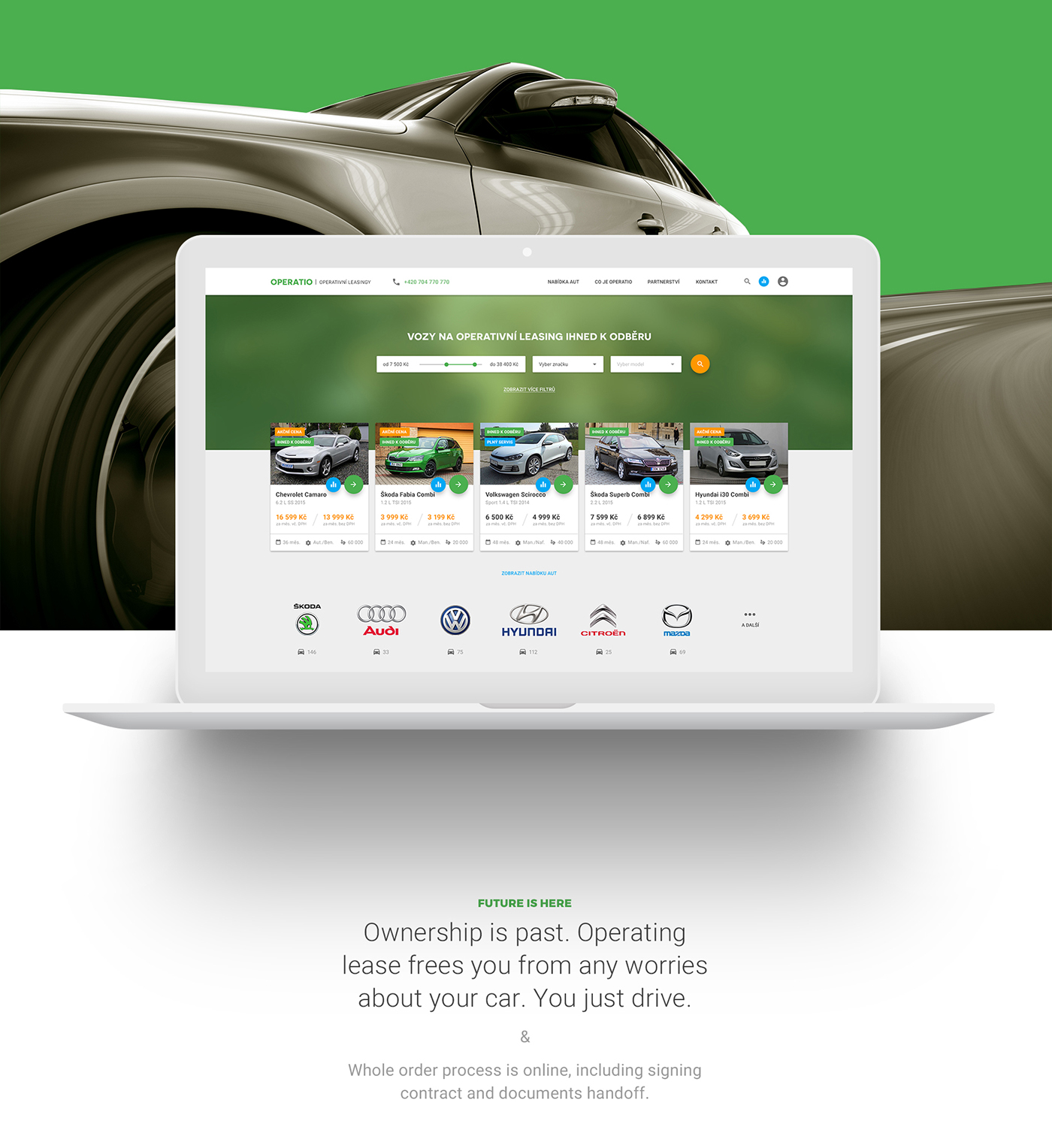 Operatio operating lease car Rent google material design Czech app