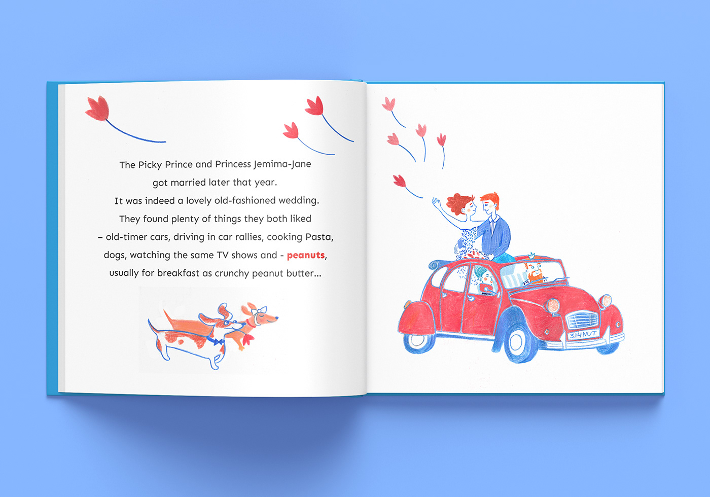 book illustration car characters dog kidlit Picture book Princess children's book fairytale princesses