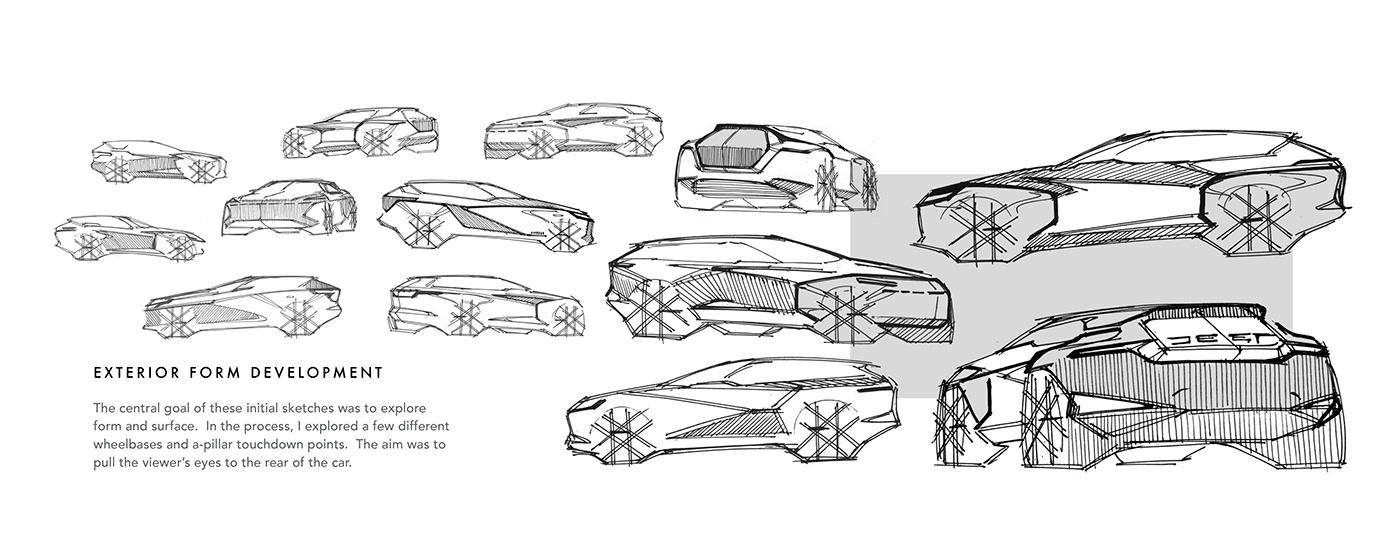 Automotive design car design design industrial design  product design  shooting brake sketchbook Transportation Design Vehicle Design wagon