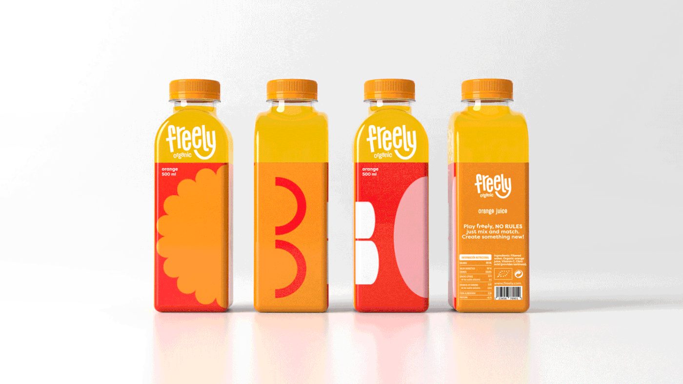 Brand Design graphic design  industrial design  label design Organic Juice Packaging packaging design Zumo zumos orgánicos elisava