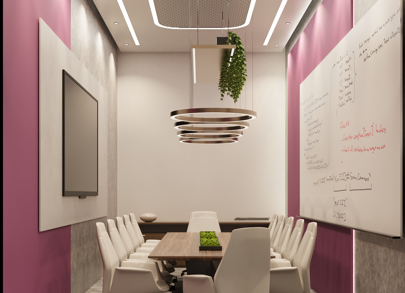 indoor visualization interior design  Render coworking space Office Design corona design